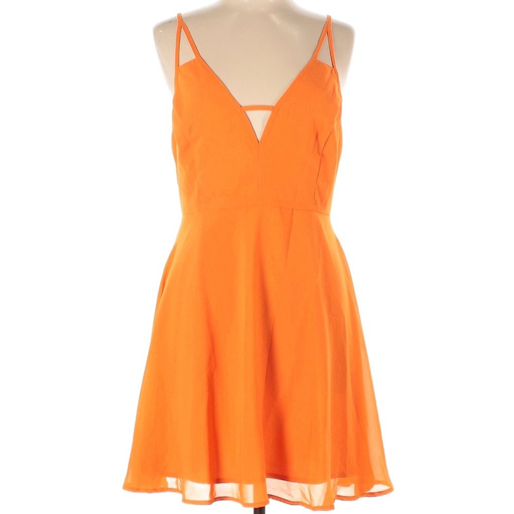 NWT ASOS Flared Orange mini-dress